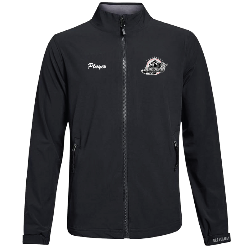 Adult Breakaway Midweight Warm Up Jacket (Allegheny Badgers)