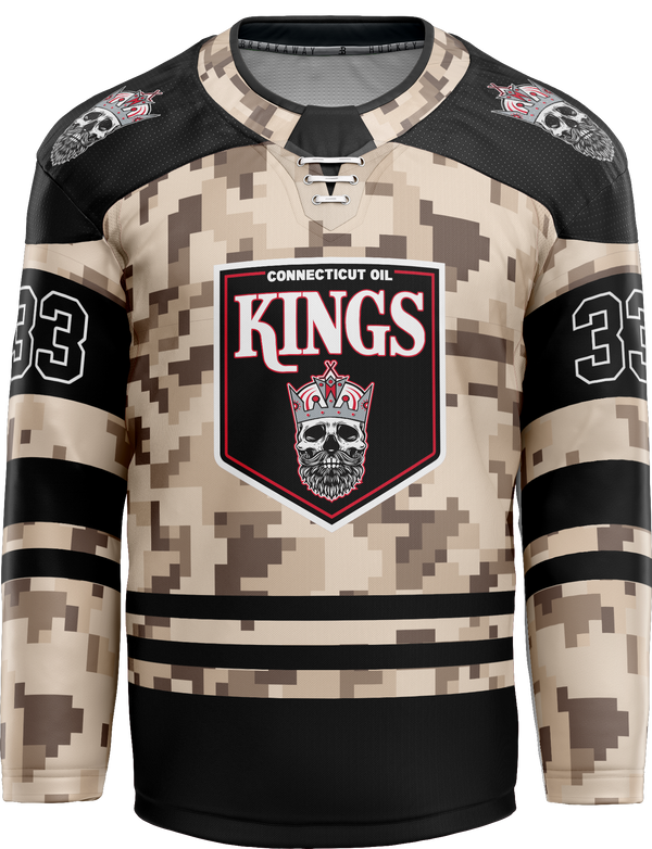 CT Oil Kings Adult Goalie Jersey 2023