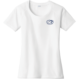 Jr. Herd Ladies PosiCharge Tri-Blend Wicking Scoop Neck Raglan Tee