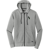 Wilmington Nighthawks New Era Tri-Blend Fleece Full-Zip Hoodie