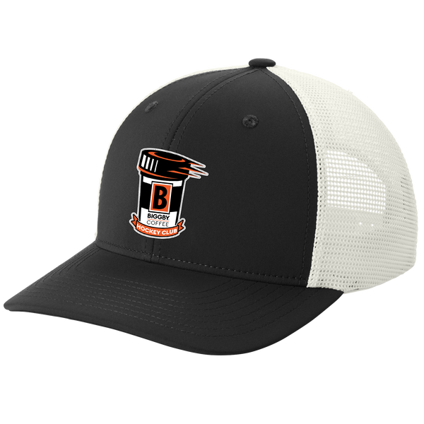 Biggby Coffee AAA Club Trucker PVC Cap